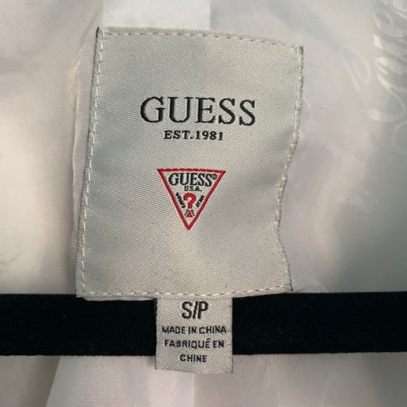 GUESS White Faux Leather Jacket - Picture 3 of 5